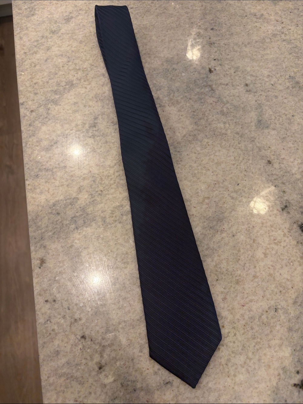 Classic Navy Textured Men's Tie